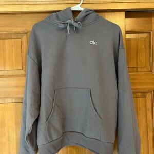 ALO Yoga Steel Grey Hoodie